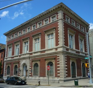 Principal façade of the Mott Haven Branch Library, 2010, courtesy of HDC