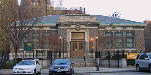 Walt Whitman Branch, front facade, 2008 (HDC)